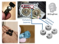 E36 Zębatki zębatka koło zębate sterowania fotelem