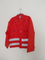 Pomarańczowa męska kurtka robocza BHP ostrzegawcza 52