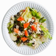 TALERZE PAPIEROWE 23CM BIAŁE EKOLOGICZNE 50 SZTUK WYTRZYMAŁE JEDNORAZOWE