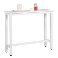 Stół kuchenny BAROWY biały 40 x 120 x 100 cm Woltu