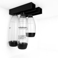 OCIEKACZ do butelek SODASTREAM na 2 dwie butelki UCHWYT kolor czarny
