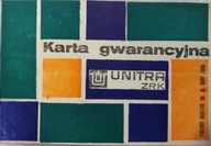 Karta gwarancyjna MK 122 1975r