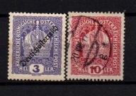 Znaczek Austro-Węgier 3,10 h 1916r. Korona cesarska