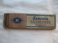 KARL KNOBLOCH przedwojenne NIEUŻYWANE KREDKI SAXONIA W PUDEŁKU
