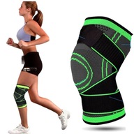 STABILIZATOR KOLANA L ELASTYCZNA OPASKA ORTEZA WZMOCNIENIE STAWU + GRATIS