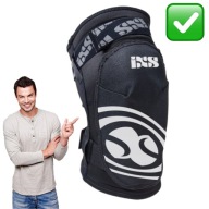 OCHRANIACZE NAKOLANNIKI DLA DZIECI WYTRZYMAŁE CZARNE NOWE ROZMIAR KM | IXS