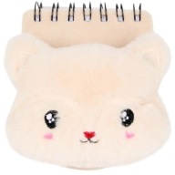 NOTESIK NOTES 13x10 Stnux KOŁONOTATNIK Pluszowy KOTEK 3D Włochacz