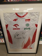 Koszulka z podpisami zawodników w piłkę siatkową