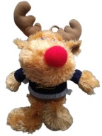 Renifer Maskotka Pluszak Przytulanka Pepsi 25 cm stan bardzo dobry