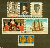 BELGIA** Żaglowiec, rzymskie monety Mi 1729-34