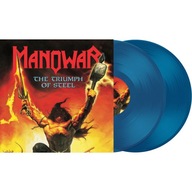 MANOWAR - The Triumph of Steel 2xLPL - Transparent Blue winyl