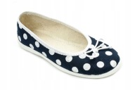 Kapcie dziewczęce w groszki ZETPOL KAMILA r. 36 nr 174