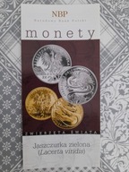 Folder do monety 20 zł i 2 złNG- Zwierzęta Świata- Jaszczurka zielona- 2009
