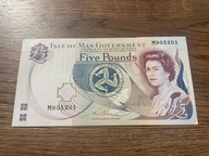 Wyspa Man - 5 funtów - UNC