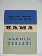 MINIATUROWY ODBIORNIK TRANZYSTOROWY MOT662 KAMA ZR ELTRA Instrukcja obsługi