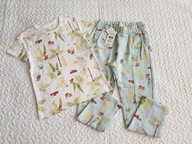 Cool Club spodnie niebieskie w zwierzątka i bluzka nowe roz 122