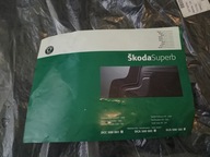 Dywaniki gumowe tekstylne SKODA Superb 1 DCA 500 001 ORYGINAL WAWA
