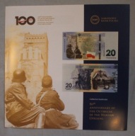 FOLDER NBP 20 zł 2024 80. ROCZNICA WYBUCHU - POWSTANIE WARSZAWSKIE 10 SZTUK