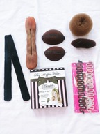 zestaw do włosów fryzur stelaż do koka push-up