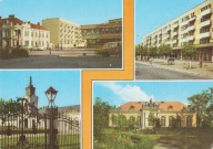 RADZYŃ PODLASKI - FRAGMENT MIASTA - UL. OSTOWIECKA - PAŁAC - ORANŻERIA