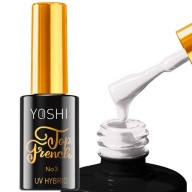 YOSHI TOP FRENCH NO WIPE TOP HYBRYDOWY MLECZNY MILKY WHITE 03 10 ml