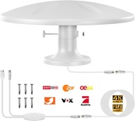 Antena samochodowa DVB-T2/DVB-T ze wzmacniaczem 1800p 4K ufo zewnętrzna