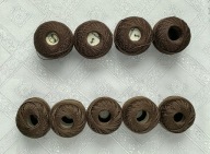 KORDONEK DO HAFTOWANIA I ROBÓTEK SZYDEŁKOWYCH KOLOR CIEMNY BRĄZ