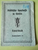 SPARBUCH KSIĄŻECZKA OSZCZĘDNOŚCIOWA STETTIN ( SZCZECIN ) 1942