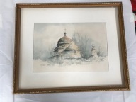 Pejzaz Kosciol z kapliczka