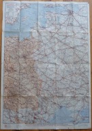 Mapa Polski, I Wojna Światowa, Zachodnia Rosja, Europa Środkowa Koch, Opitz