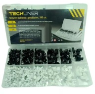 TECHLINER UCHWYTY KABLOWE Z GWOŹDZIEM 390SZT