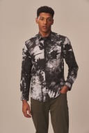 CARRY bawełniana koszula wzorzysta regular fit XL