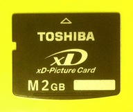 xD - Picture Card 2 GB >> T O S H I B A >> Made in JAPAN