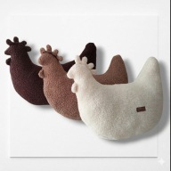 Poduszka KURA KOKOSZA do karmienia rogal BOUCLE BARANEK