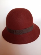 kapelusz rudy damski