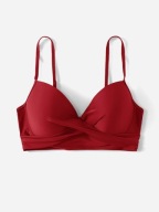 BIKINI GÓRA CZERWONA SHEIN 46