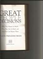 Great People Decisions: Araoz Claudio Fernandez