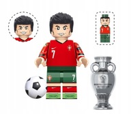 KLOCKI FIGURKA Cristiano Ronaldo UEFA do złożenia 5cm