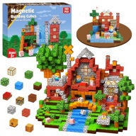 KLOCKI MAGNETYCZNE 150EL KREATYWNY ZESTAW EDUKACYJNY DLA DZIECI