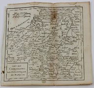 Niderlandy Katolickie mapa Robert de Vaugondy 1750 r