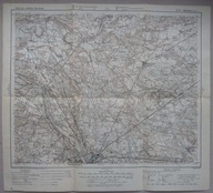 WARSZAWA NORD; MAPA 1911 (H 32) Karte des westlichen Rußlands