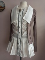 ELEVEN KOSZULA z swetrem cekiny dżety 36/38