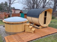 Odkryj Luksus Wellness w Twoim Ogrodzie z Sauna Beczka - sauna ogrodowa