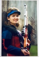 RENATA MAUER- RÓŻAŃSKA AUTOGRAF !! Strzelanie z karabinu, złoto IO