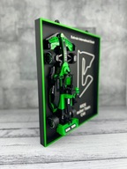 Ramka XL z wzorem toru na bolid LEGO F1 Speed Champions | KICK Sauber 77247