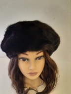 TOCZEK CZAPKA KAPELUSZ Z FUTRA NATURALNEGO ULRIKA STOCKHOLM