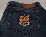 Naszywka Haftowana TYGRYS Płaski Chill – 10 x 6,5 cm