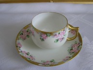 NIEMCY _ SECESYJNE FILIŻANKI _ BECZKI _ KWIATY I ZŁOCENIA _ 1920 r. 2 SZT.