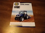 Lovol M404 ciągnik traktor prospekt folder katalog broszura j.Polski