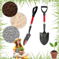 SZPADEL OSTRY ŁOPATA ŁOPATKA OGRODOWA SAPERKA DO ZIEMI PIASKU WĘGLA ŻWIRU